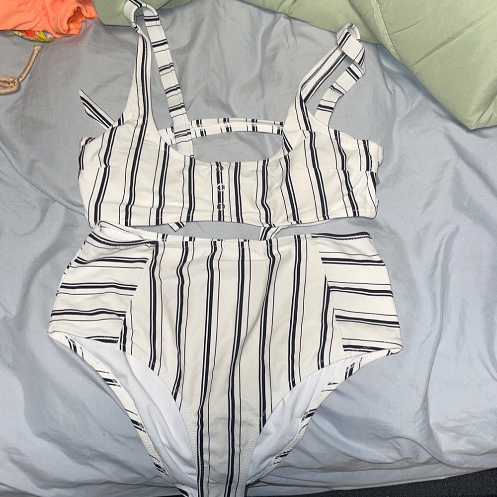 high waisted swim set